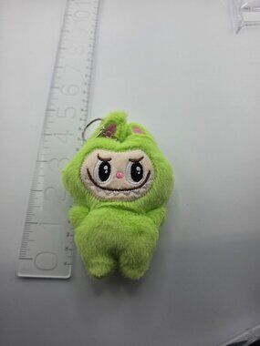 NEW! Monster Keychain Monster Plush Green Monster Plushie 4.5"